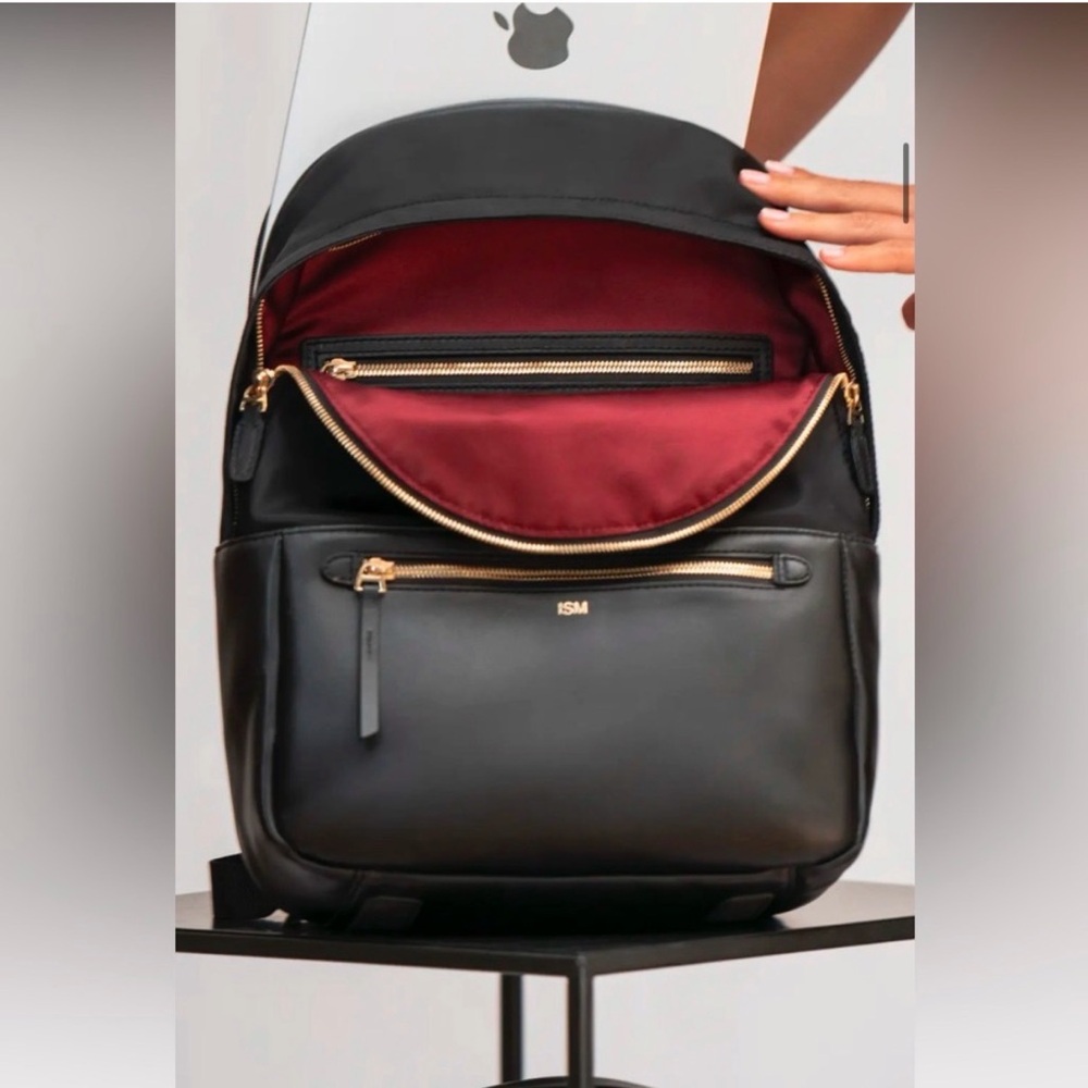 Black and Red Women's Backpack